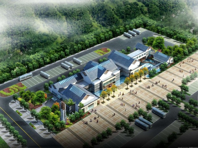 旅游生态景点工程案例效果图